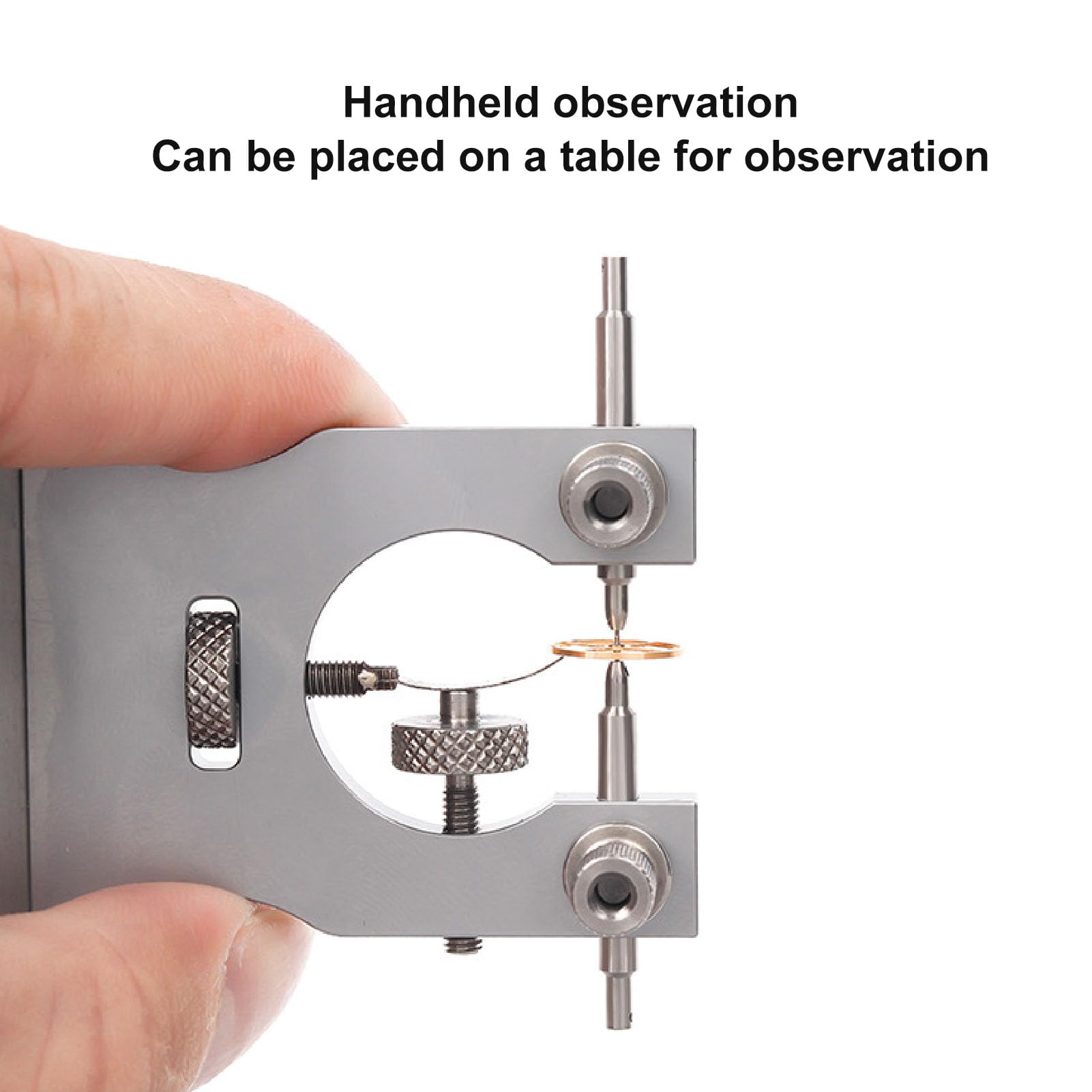 Yinhing Herramienta de Reparación de Rueda de Equilibrio de Reloj Herramienta de Calibración de Movimiento de Reloj Palanca de Equilibrio para Técnicos Reparadores de Relojeros con