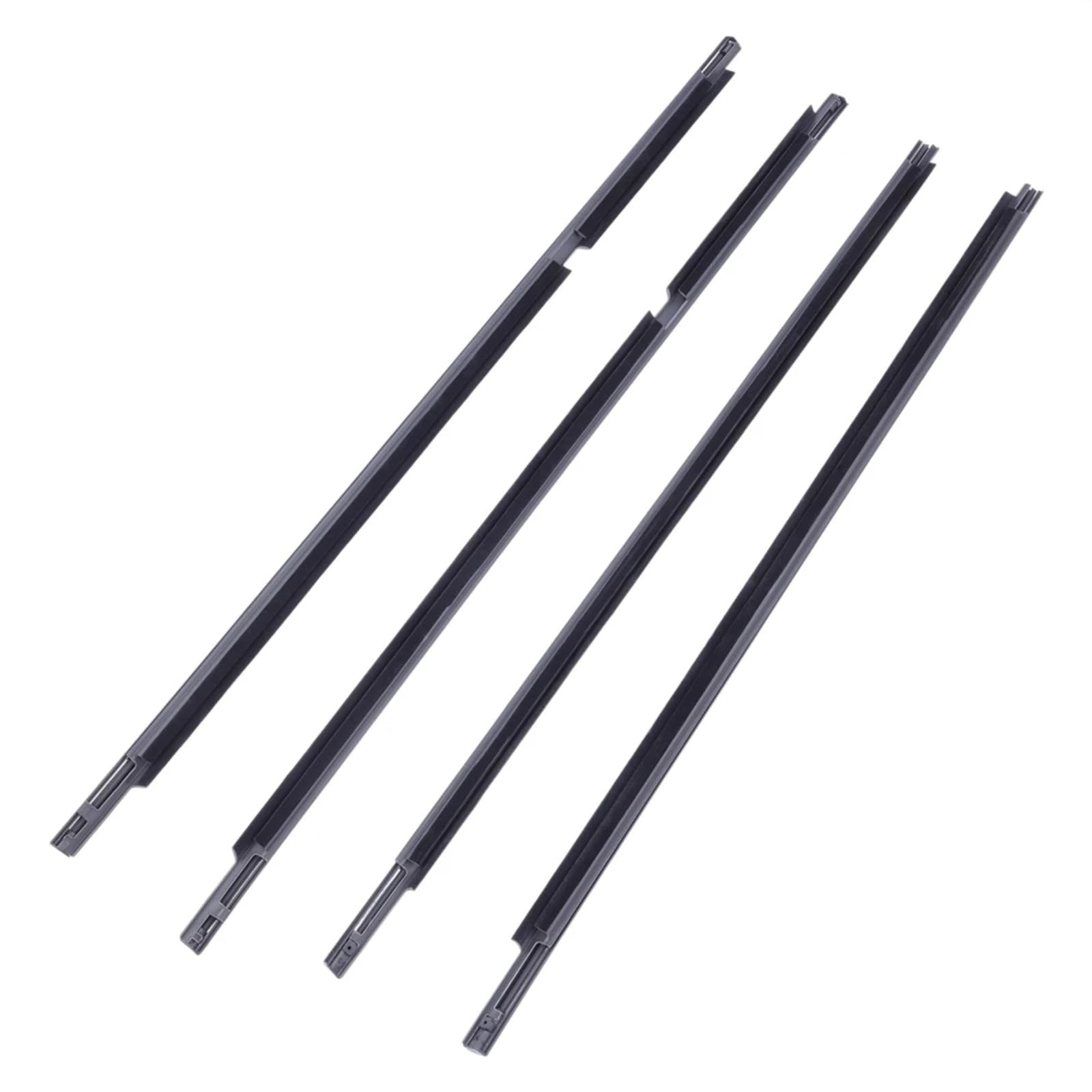 Glilar One Color Automotive Window Seals Compatible With Lexus For Lx450 1996 1997 1998 4Pcs Car Front Rear Left Right Door Belt Molding Weatherstrip 7571060021 7572060021