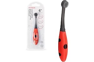 Mombella Ladybug Baby Silicone Toothbrush