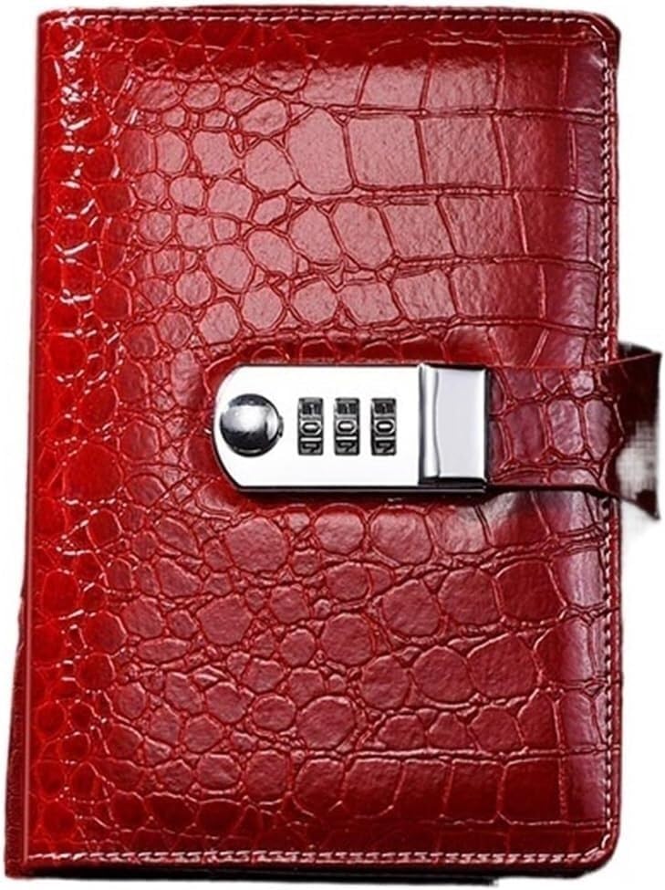 Amazon.com: PROHEL A6 A5 Binder Notebook Vintage Luxury Crocodile