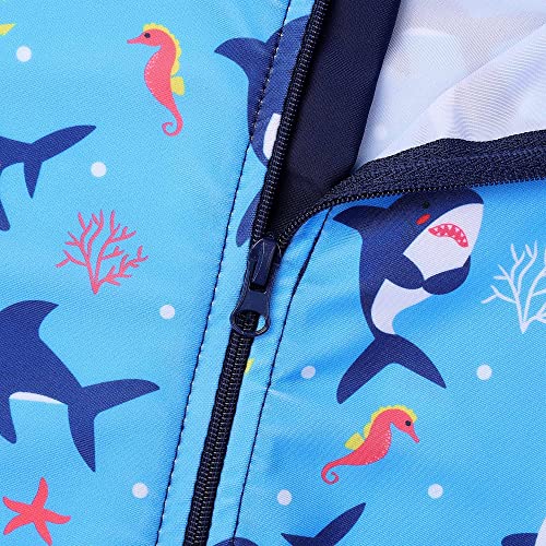 Image of XFGIRLS Baby Boys Swimsuit Toddler Sunsuit UPF 50+ Sun Protection One Piece Beach