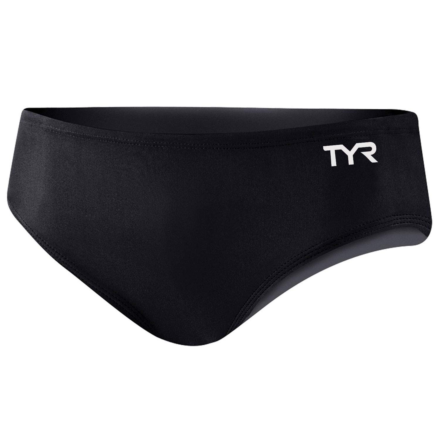 Sport Men's Solid Racer Swim Suit (Black, 32)-image-26