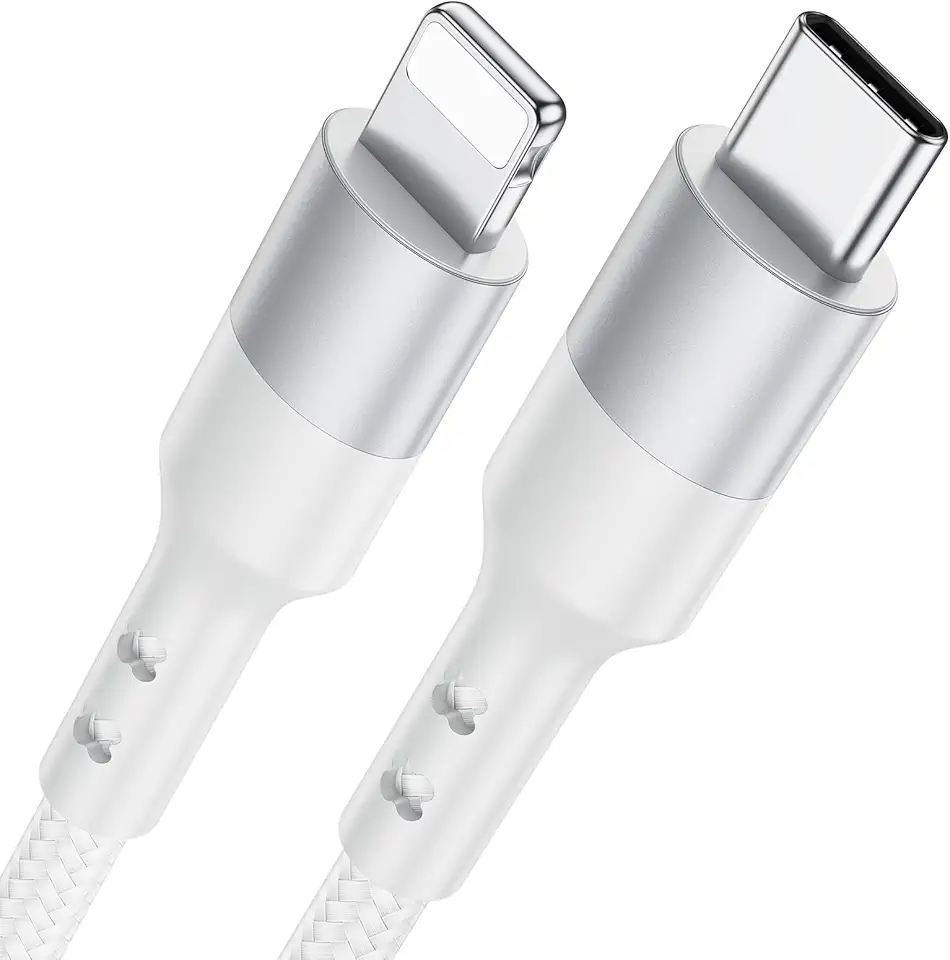 Câble USB C vers Lightning 1M [Certifié MFi] Câble USB C iPhone Charge Rapide Power Delivery Nylon Fil Lightning USBC Chargeur pour iPhone 14 13 12 11 Pro Max Mini XR XS Max X SE, iPad