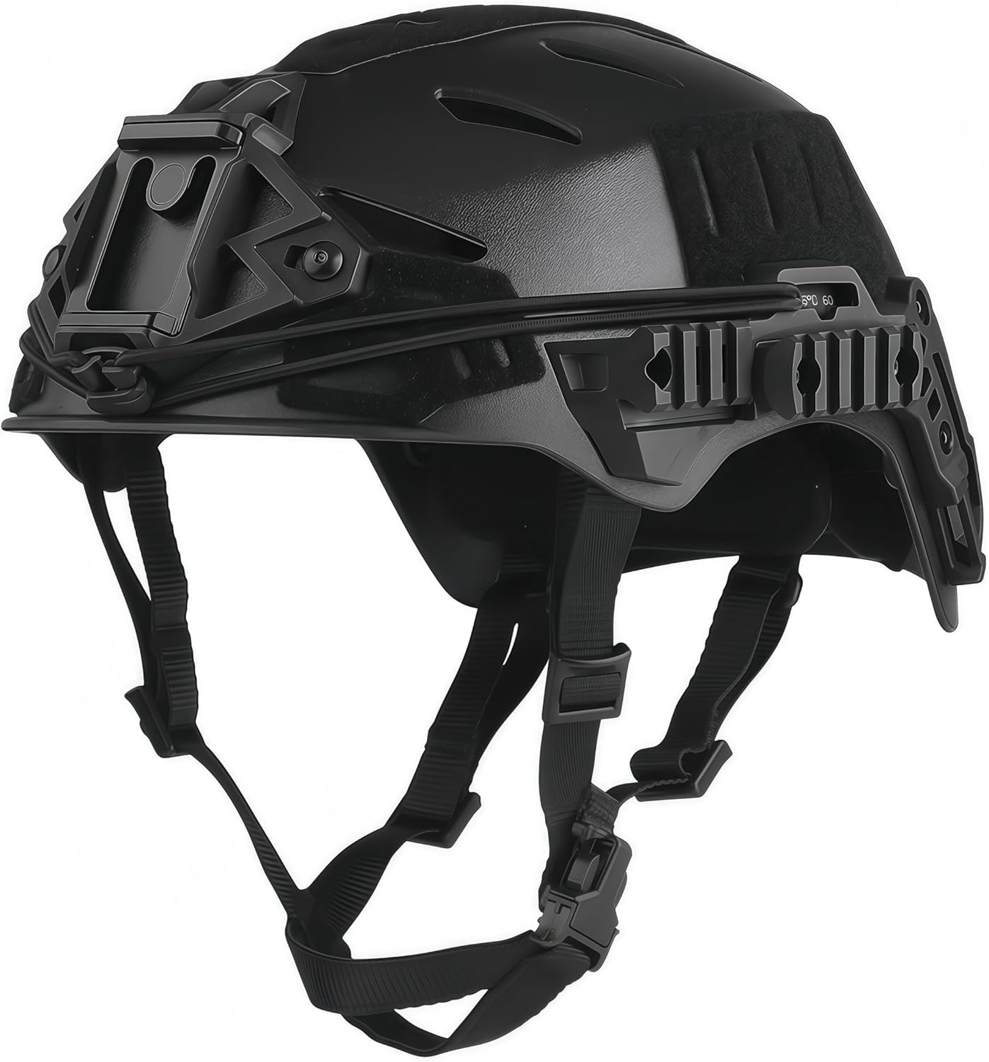W.endy Tactical Helmet 3.0 Simplified Version Hunting Combat Training Protective Airsoft Helmet Outdoor Sports Gear (Black)