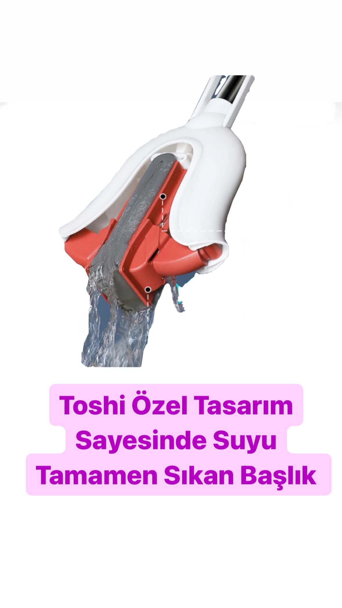 toshi Kelebek Sıkma Mekanizmalı Sünger Paspas Mop : Amazon.com.tr