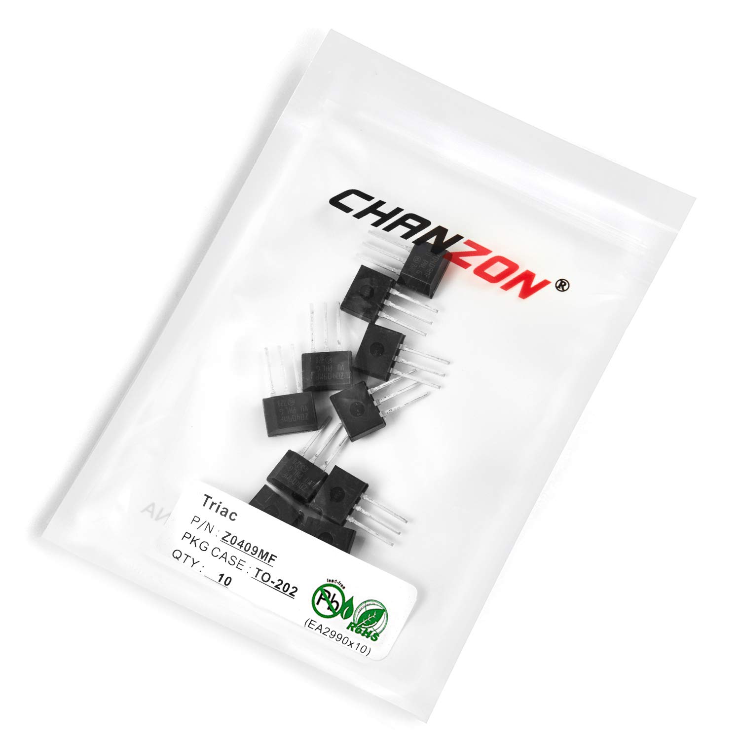 Amazon.co.jp: Chanzon トランジスタ 10個 Z0409MFTO-202トライアック