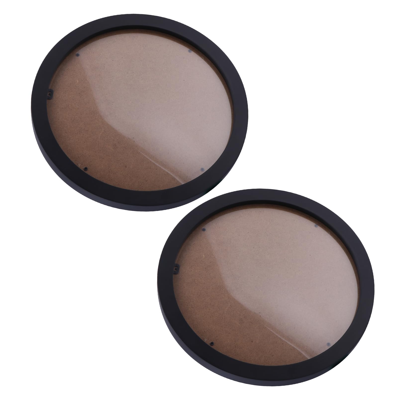 Cadres photo arrondis en bois pour rompre la monotonie des murs vides lot de 2 de 25 cm