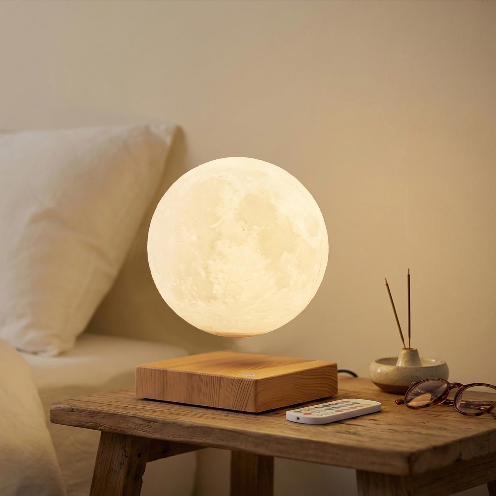 Lampada da luna levitante. Galleggiante e rotante in aria, lampada da notte per ufficio, casa, Decro, regali. Natale (16 colori)