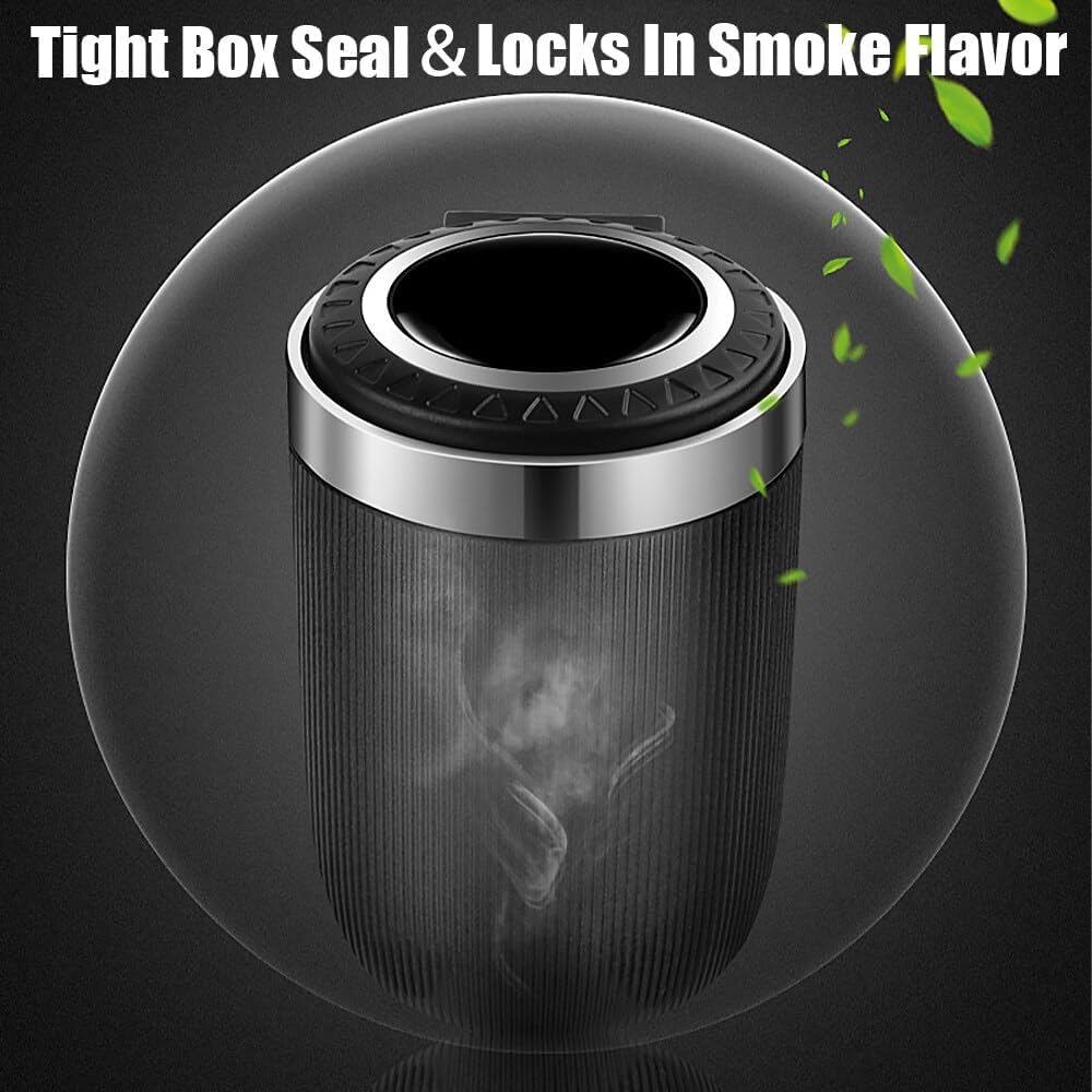 DSWERMG Cendrier Voiture Pour Audi A3 Sportback (8V) 2012 2013 2014 2015 2016 2017 2018 2019 Portable Cendrier De Voitures Détachable Nettoyage Facile