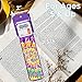 Mark-My-Time Digital Bookmark and LED Book Light - Timer and Bookmark for Kids with LED Book Light, Cool Bookmarks and Reading Incentives, Christmas Gift & Stocking Stuffer - 3D Tie Dye Emoji