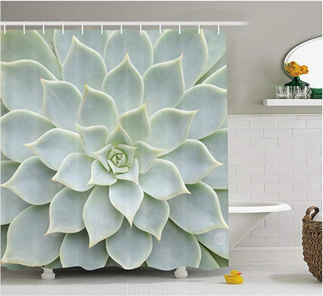 Pxh Flower Print Shower Curtain Waterproof 6672 inch