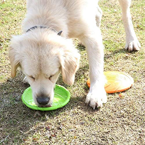 Dog Flying Disc 3 Pack 5.9 Inch Floating Dog Toys, Durable Dog Training Toy Nature Rubber Flying Saucer For Outdoor Pool Water #TOP6
