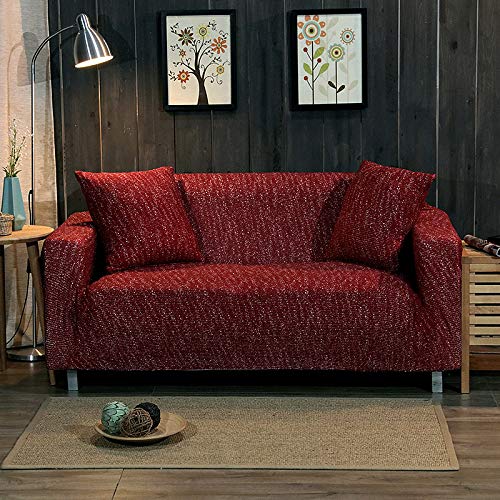 Housse de canapé épaisse en tricot élastique au design universel