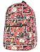 DC Comics The Flash Comic Tiles Allover Print Sublimated School Travel Laptop Backpack