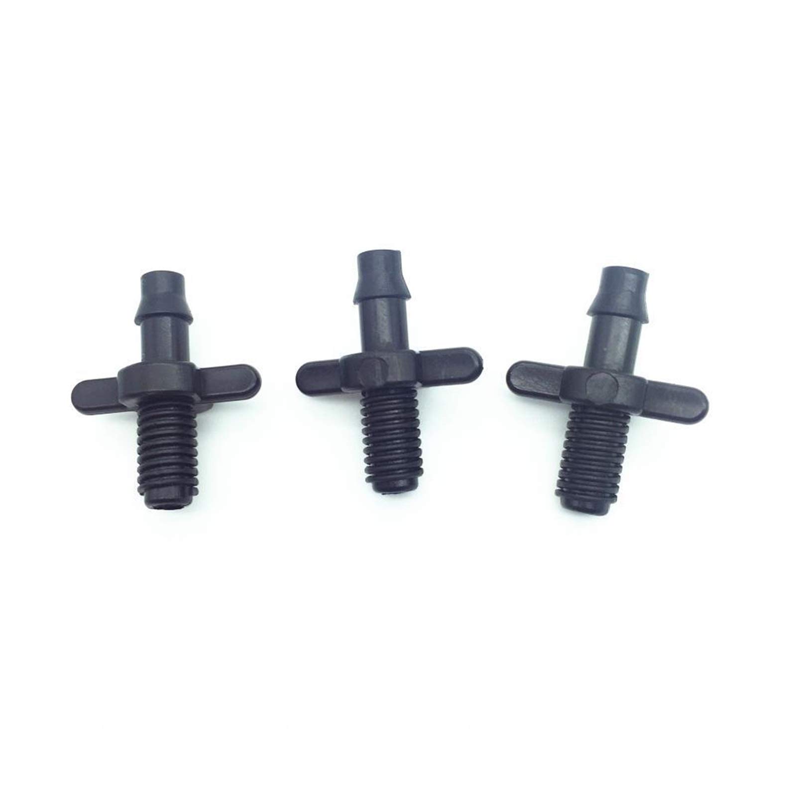 Schlauchverbinder 400 Stück Shunt-Barb-Anschlussschnittstelle, Gewinde-PVC-Rohradapter, Serie for Gartenpflanzen-Bewässerungssystem, 4/7 mm Schlauchanschluss