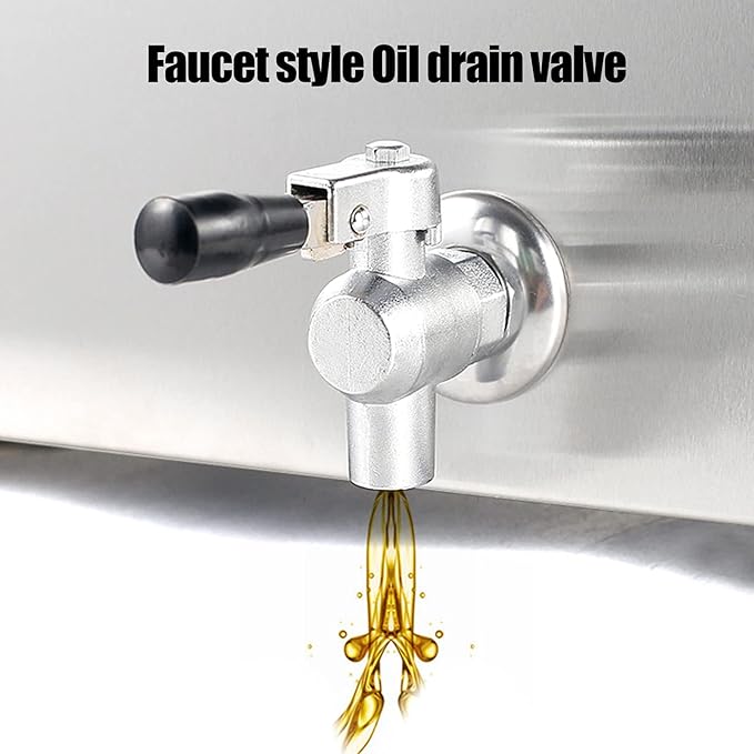 Sartén Eléctrico Comercial 23L 3000W 220V con Control de Temperatura miniatura 6