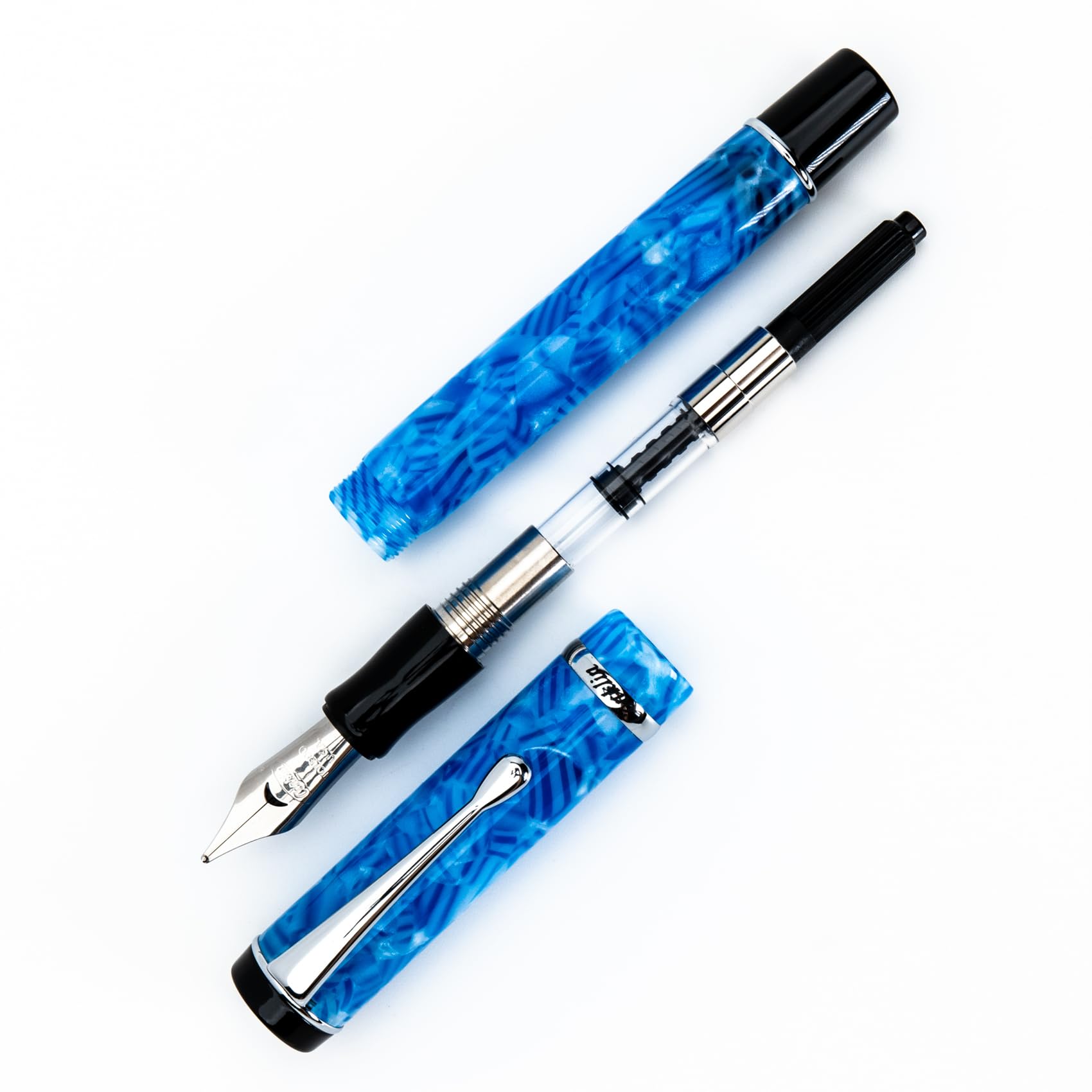 Conklin Hielo azul Duragraph pluma estilográfica