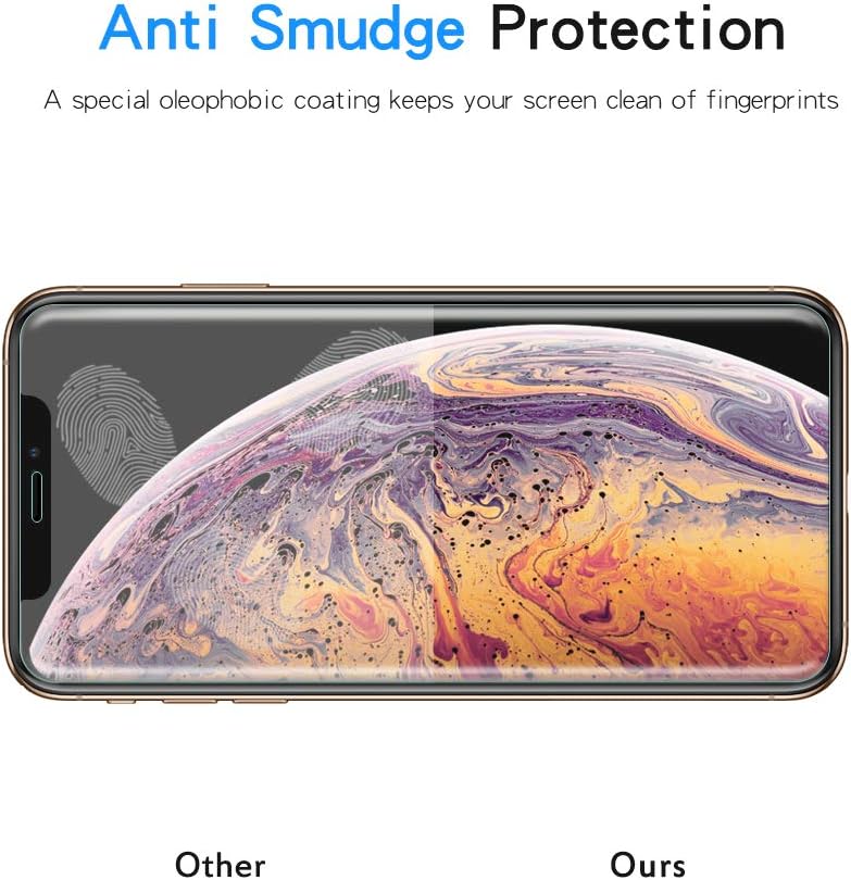 i-Blason iPhone X Screen Protector, Premium 3D Curved Edge Tempered Glass Screen Protector for Apple iPhone X 1-Pack