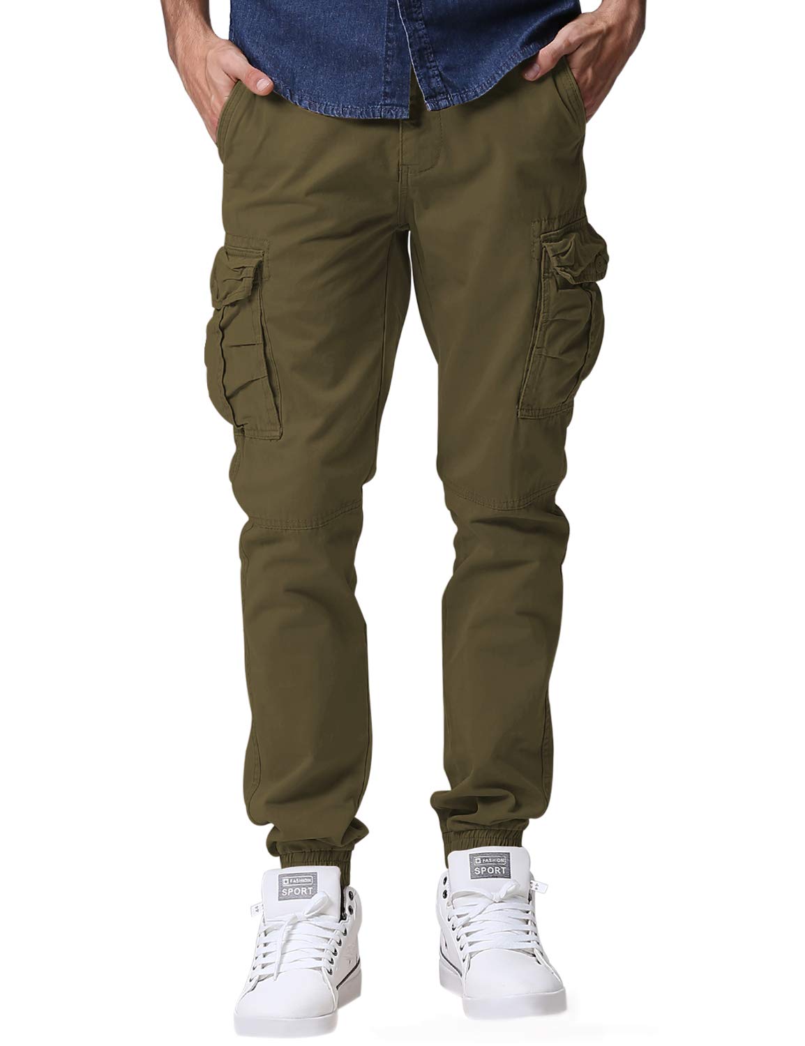 Match Mens Twill Jogger Pants