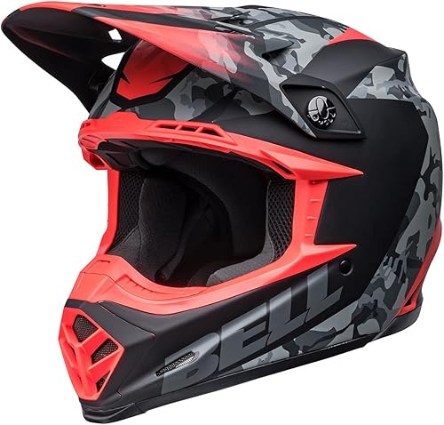 Vista 43 de Bell Cascos todoterreno Moto-9 MIPS FH Signia Mate Negro/Blanco