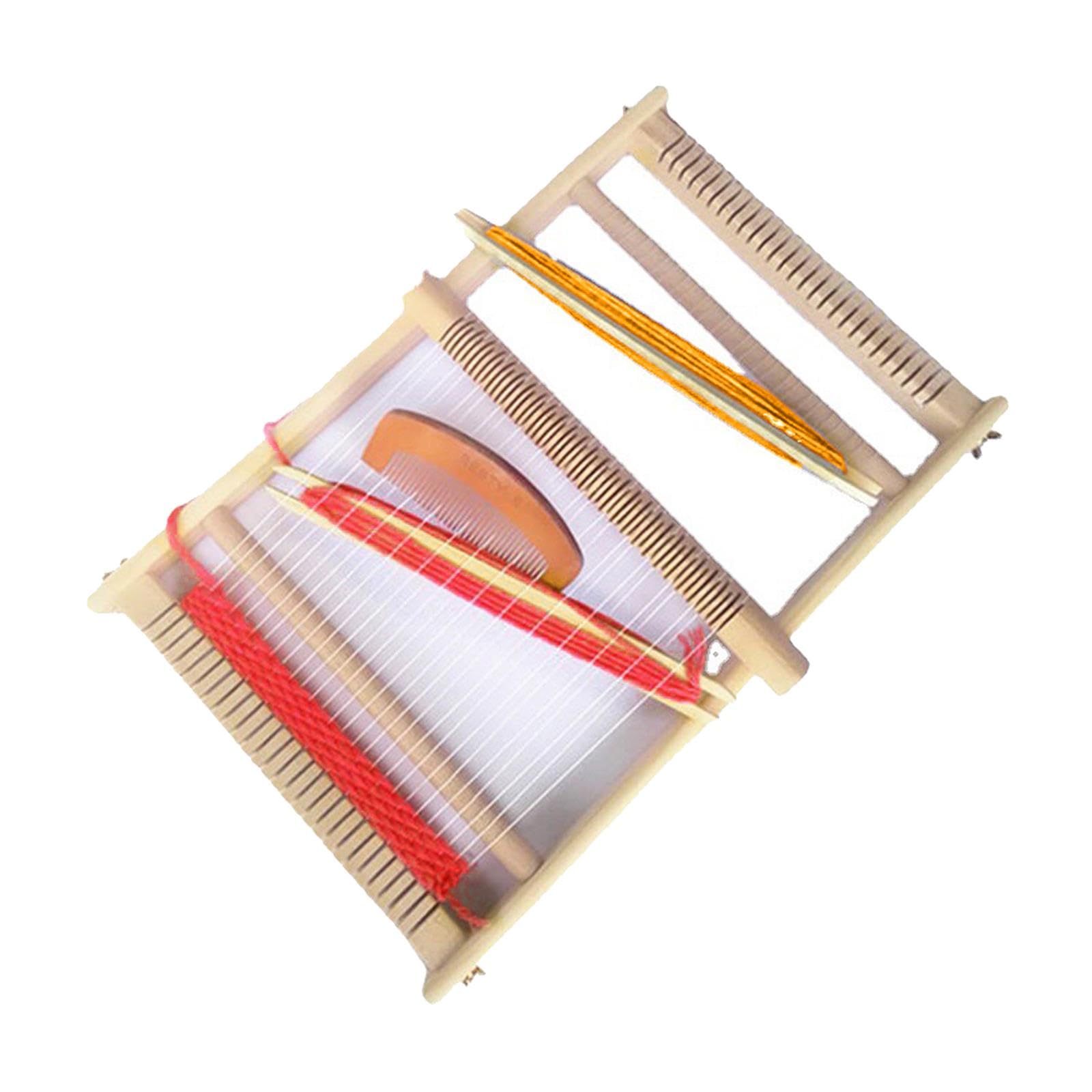 Giocattoli Fatti a Mano della Macchina per Tessitura del Kit per Maglieria per Tessitura Tradizionale del Telaio di Legno
