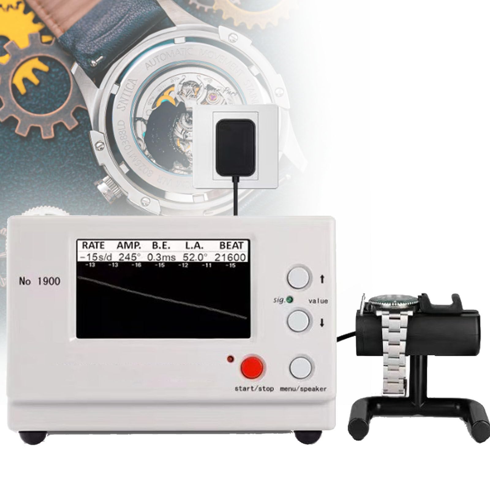 Kalibrator do testowania zegarków,Timegrapher Mechanical,wielofunkcyjny przyrząd Timegraphe,do zegarków mechanicznych,220V