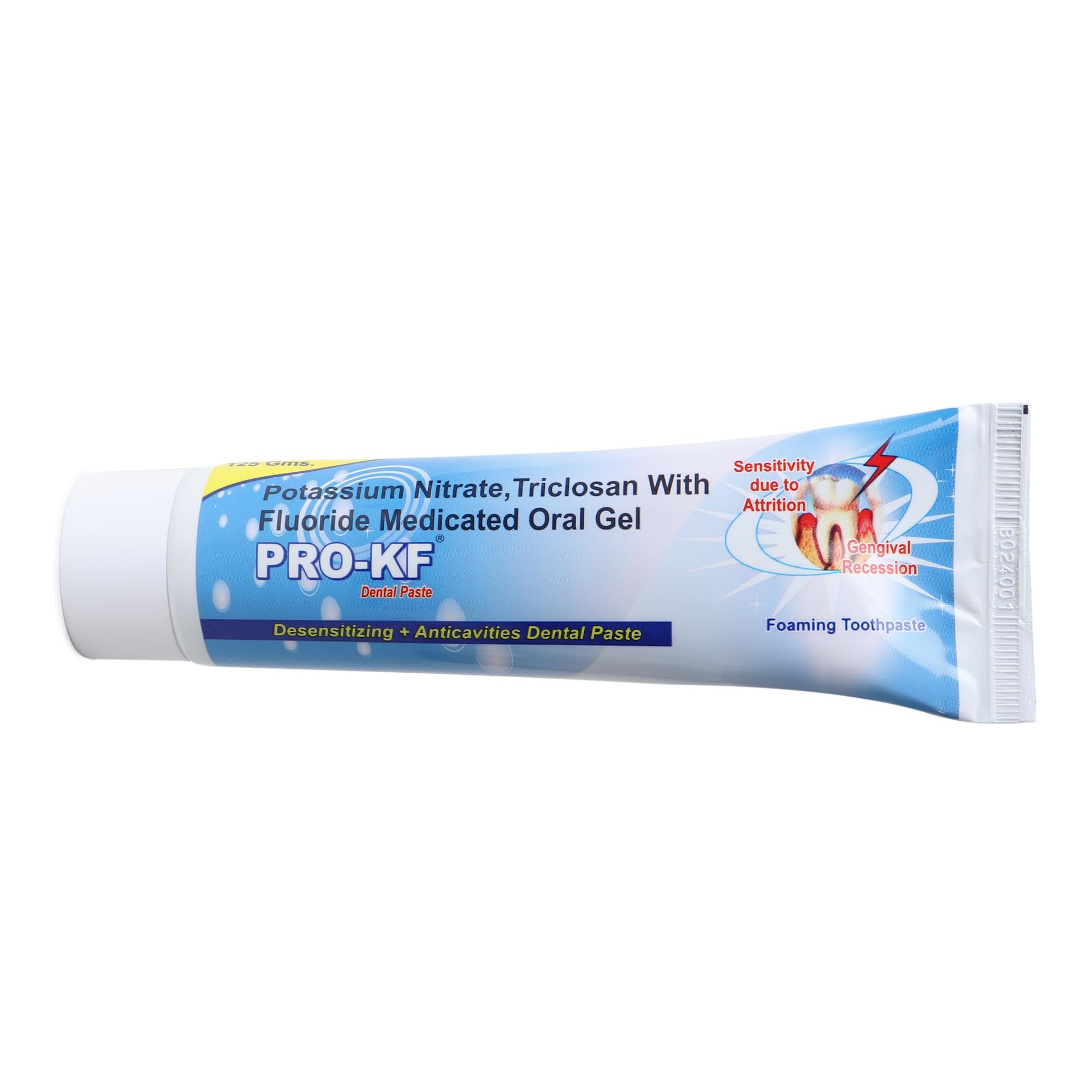 PRO-KF Sensitivity Relief Toothpaste, Repairs Cavities, Fights Gum Disease, Reduces Bad Breath, Strengthens Enamel, SLS Free, 125 Grams (B0DBVT49BH) Amazon Price History, Amazon Price Tracker