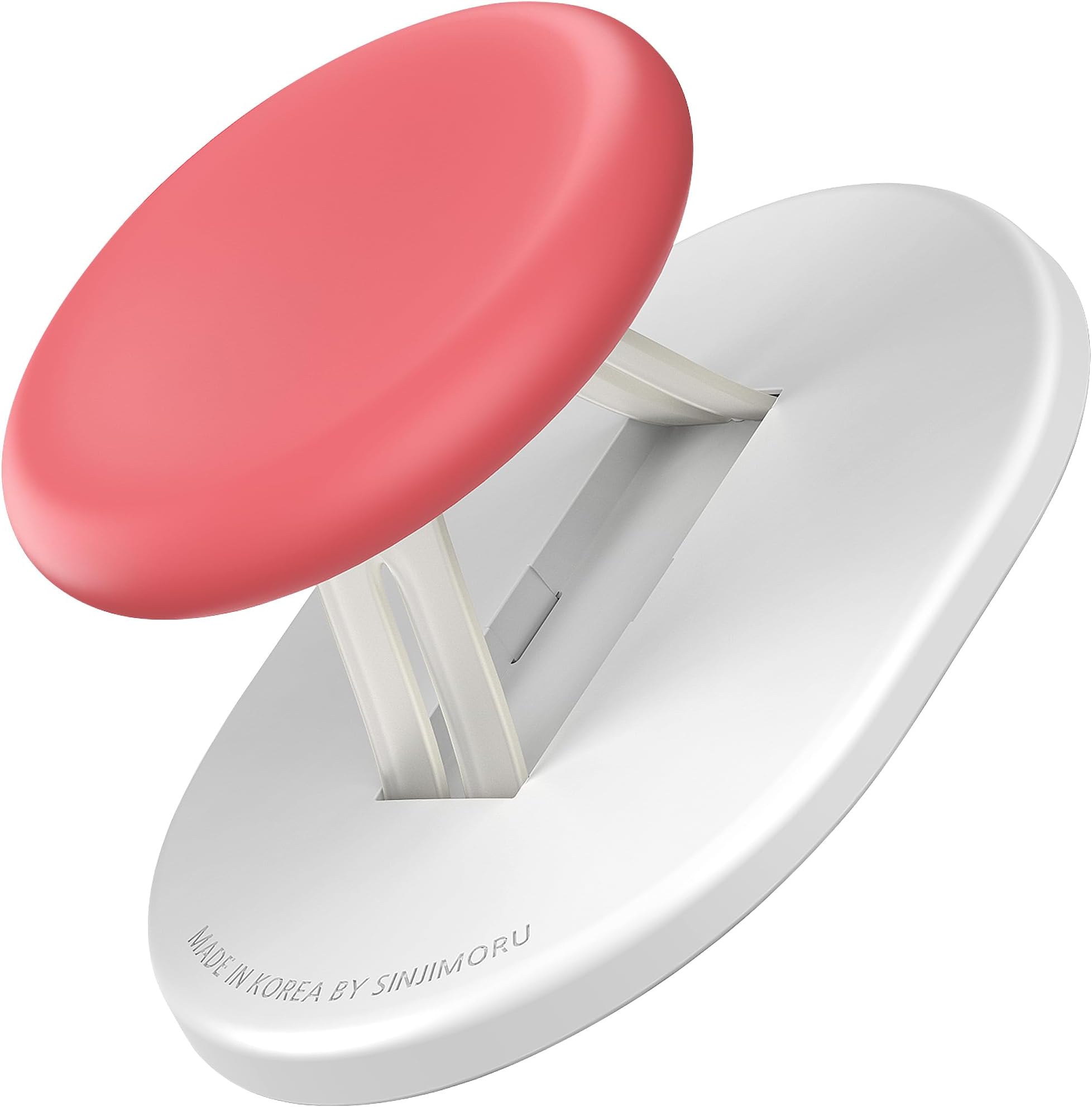 Sinjimoru A-Type Phone Grip Stand, 2 in 1 Cell Phone Holder as Cute Phone Stand for iPhone & Samsung Galaxy, Finger Grip Kickstand for Google Sony Motorola Huawei Asus. Sinji Mount Mini Tok Black