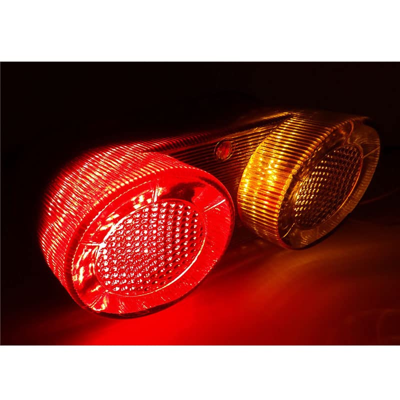 Luce Freno Posteriore Indicatori Di Direzione Freno Fanale Posteriore Moto Luce LED Integrata Per R1 2000-2001