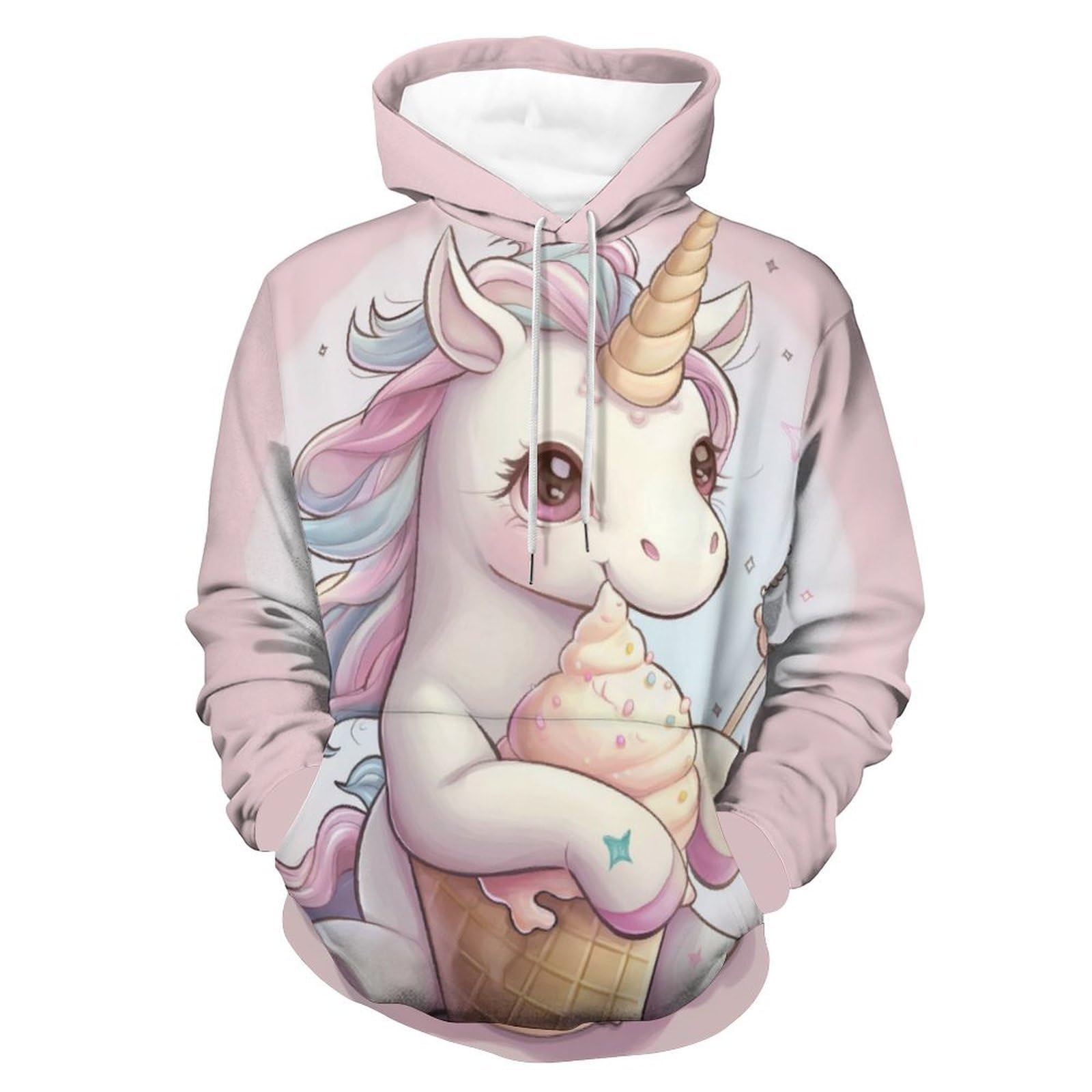 Sweat à capuche licorne glace pour remplacer les pulls ternes S - 8