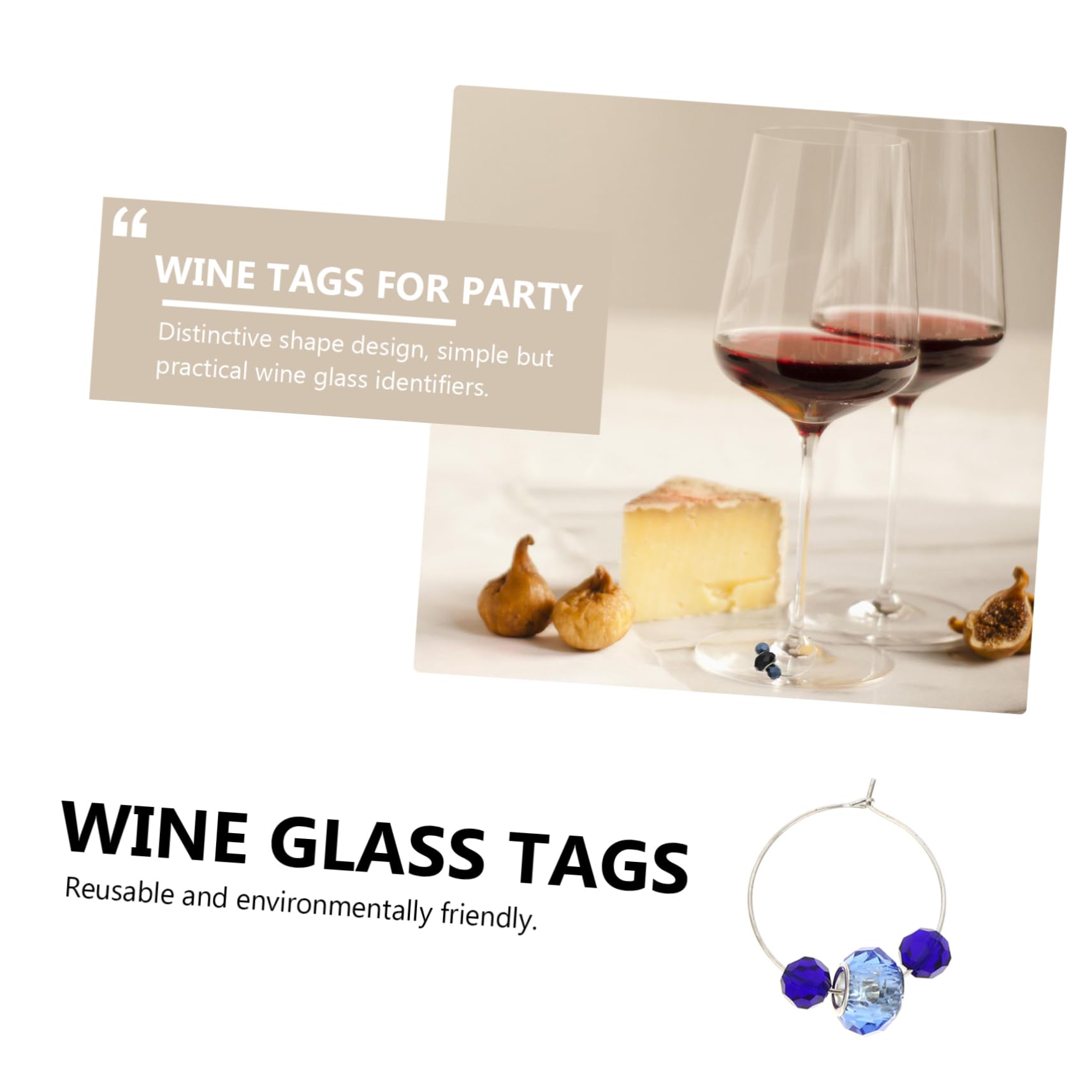 Mobestech 18stücke Teiliges Bunter Weinglasmarkierer Aus Perlen Wiederverwendbare Glasringe Für Partys Hochzeiten Und Cocktails Einfache Identifikation Von Getränken
