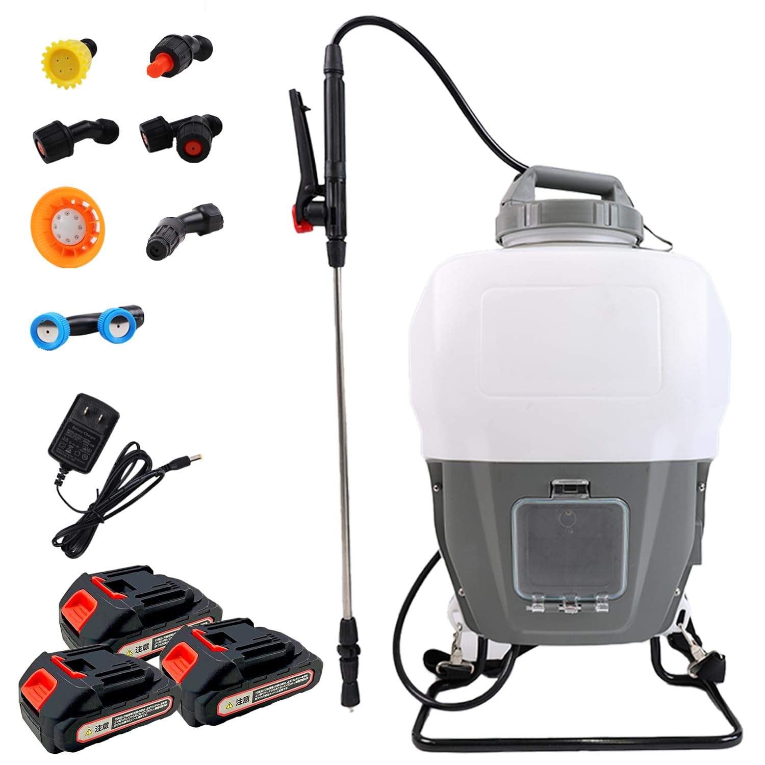 Amazon.co.jp: [MRG/まさおくん] 電動噴霧器 15L ノズル7点セット 大型