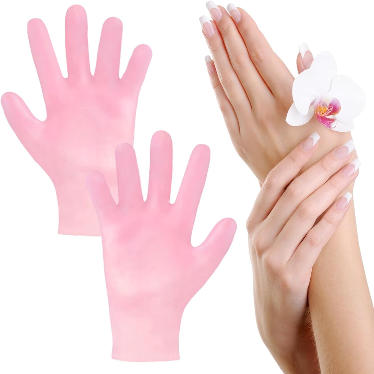 Aloe Gel Silicone Moisturizing Hand Gloves – Anti-Slip & Reusable Soft Silicone Hand Care Gloves for Women – Spa Hydrating Gloves for Dry, Cracked & Rough Hands-image-37