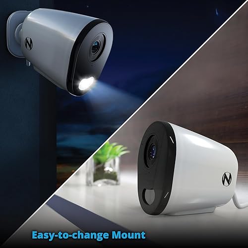 Miniatura 6 de Night Owl Concentrador de seguridad para el hogar con Wi-Fi de 8 canales con (3) cámaras de foco Wi-Fi 2K HD para interiores y exteriores con audio