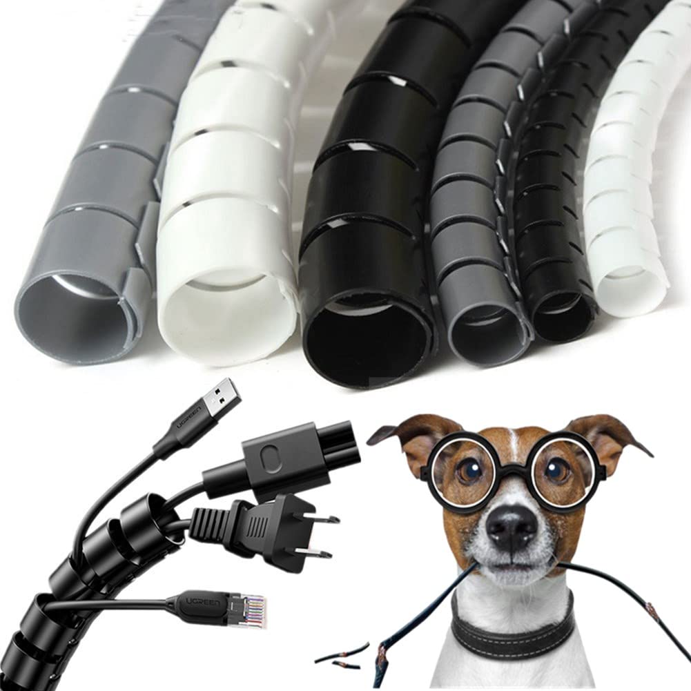 Amazon.co.jp: ケーブルカバー ケーブル収納カバー 長約さ3m ペット 猫