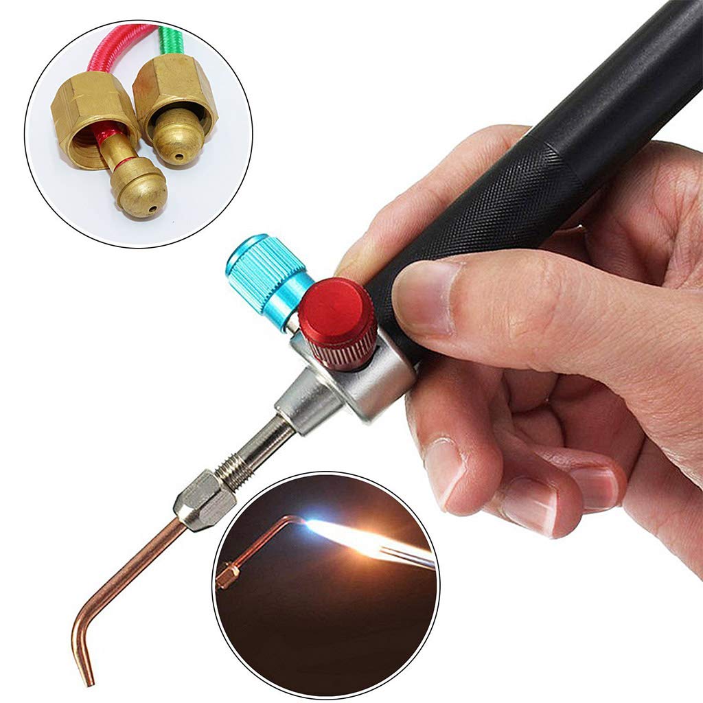 1 Unidades The Little Torch Antorcha de soldadura de oxígeno y acetileno portátil Mini antorcha de soldadura de gas Herramientas de fabricación de joyas