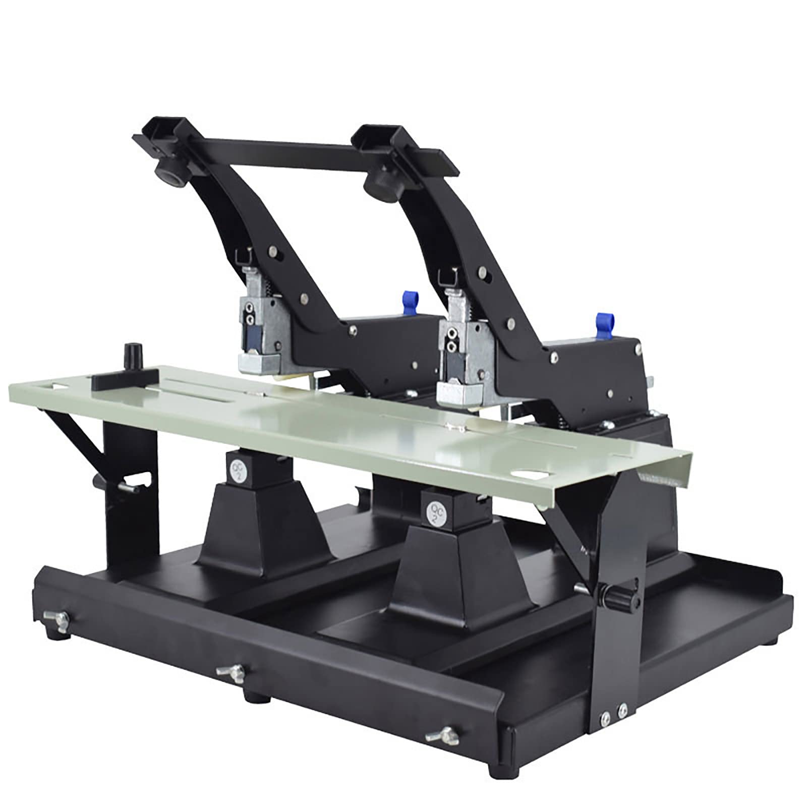 Manueller Sattelhefter, A3-Desktop-Doppelkopfhefter, Hochleistungs-Flach-/Sattelhefter, verdickter großer arbeitssparender Hefter, Bindestärke 60 Blatt, für Büro und Zuhause