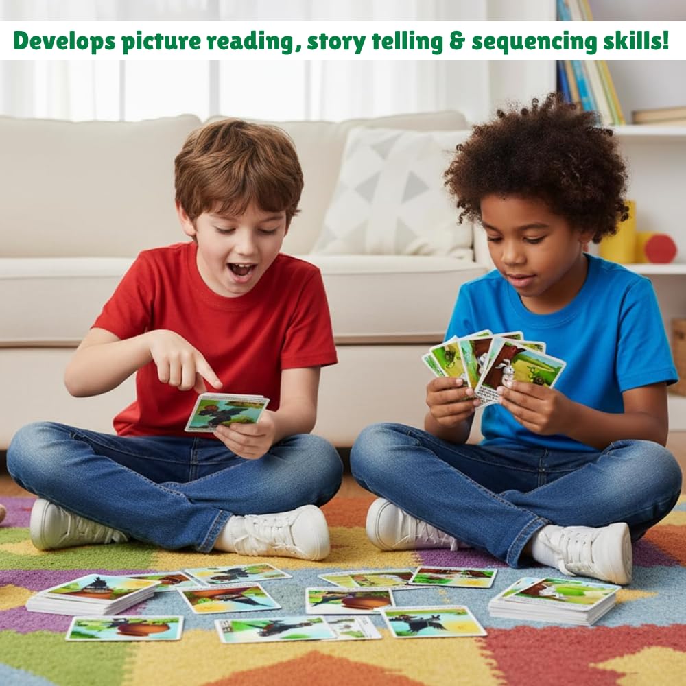 Creative's Story Telling 1 – Educational Picture Story Game for Kids Ages 3 & Up | Develops Sequencing, Logic, Observation & Language Skills | Preschool Learning Toy- Gift for Kids 3
