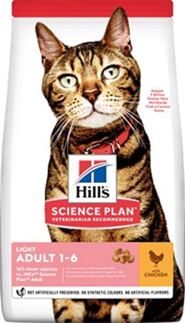 Hill's Feline Light Yetişkin Kuru Kedi Maması 3 kg