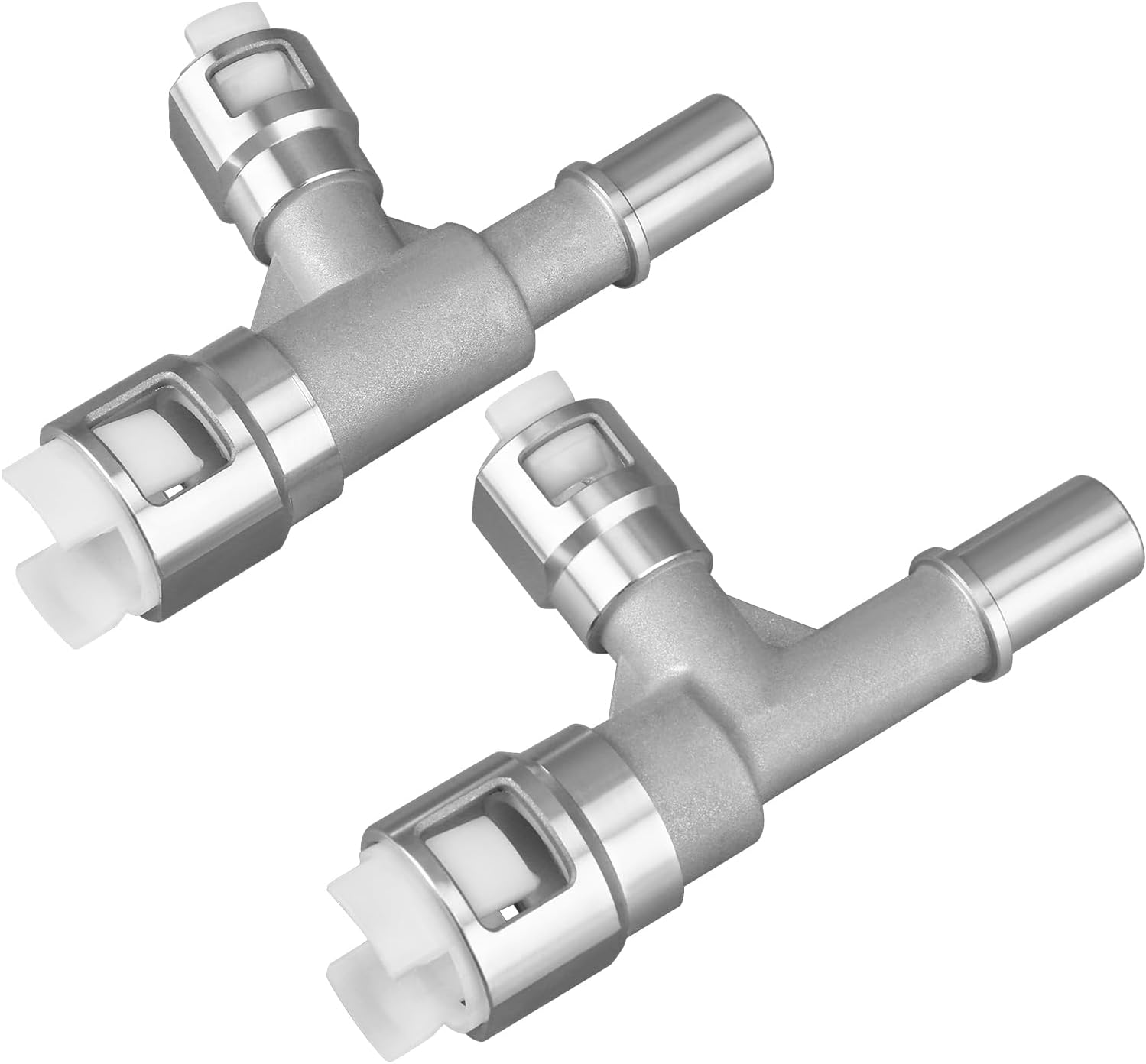 COOL STAR 15055342 15055343 HVAC Heater Inlet Hose Tee Connector Compatible with Cadillac Escalade 2002-2014 compatible with Chevrolet Silverado Suburban Compatible with GMC Sierra Yukon 2000-2014