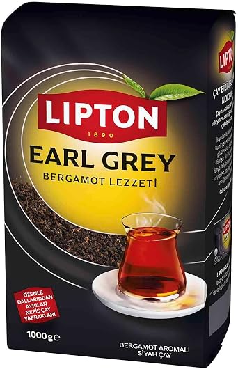 Lipton Earl Grey Dökme Bergamot Aromalı Siyah Çay Özel Seri 1000 GR