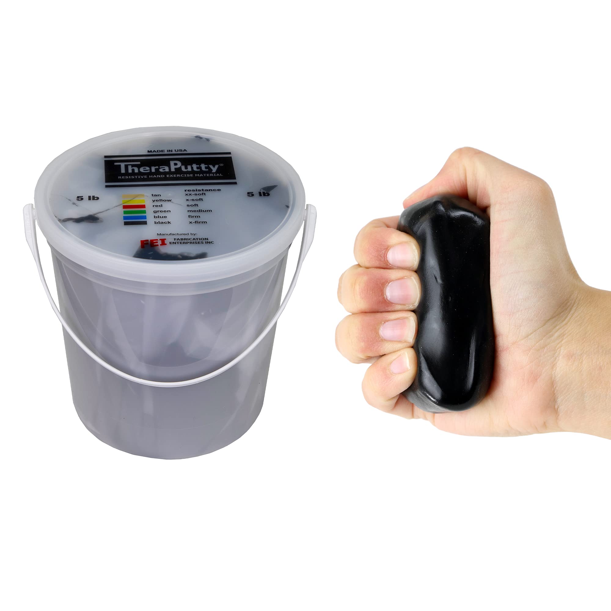 CanDo TheraPutty Standard Hand Exercise Putty For Rehabilitation, Exercises, Hand Therapy, Occupational Therapy, Hand Strengthening, Improve Motor Skills, Stress Relief