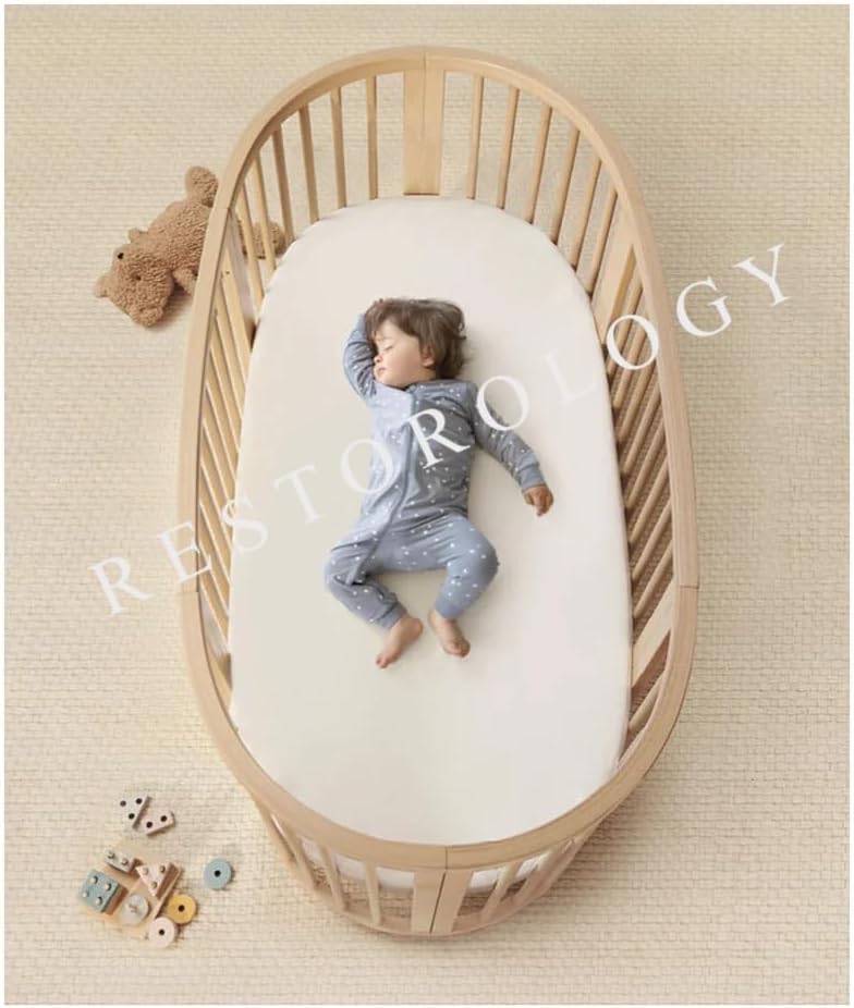 Restorology Stokke Junior BED Mattress - Extra Thick Foam, Made to perfectly fit to Stokke Junior Bed V3 - Removable Washable Zip Cover (Size : 165 x 68 x 10 cm) Madi In UK