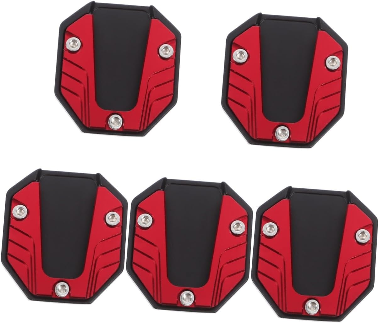 5pcs Motorcycle Kickstand Pad - Side Stand Base for Enhanced Stability for Motorcycles Electric Design
