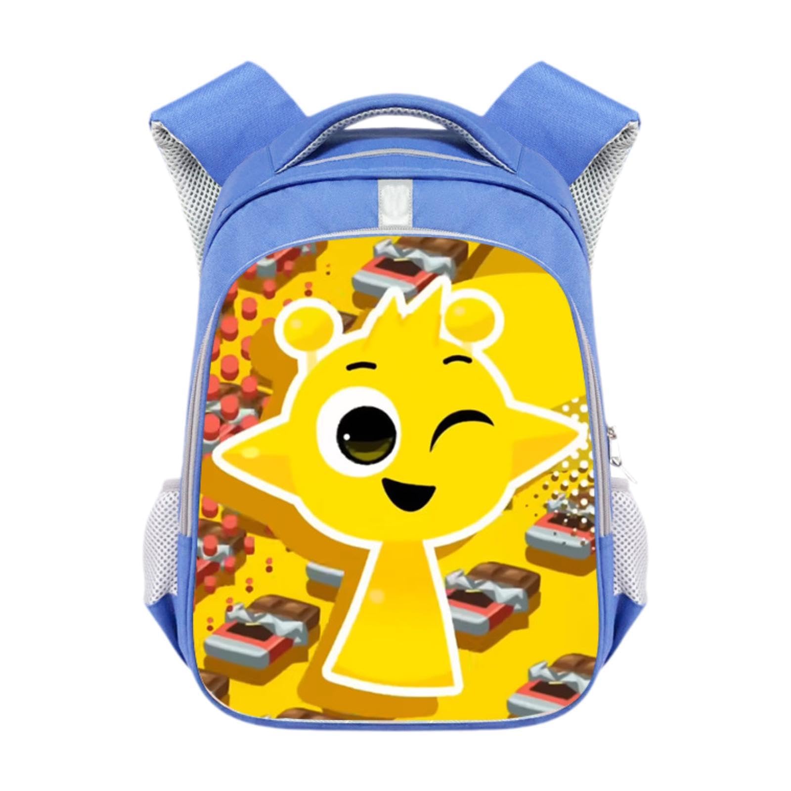 Kids Backpack with Reflective Strips Anime Shoulder Bag for Teens Boys Girls-image-34