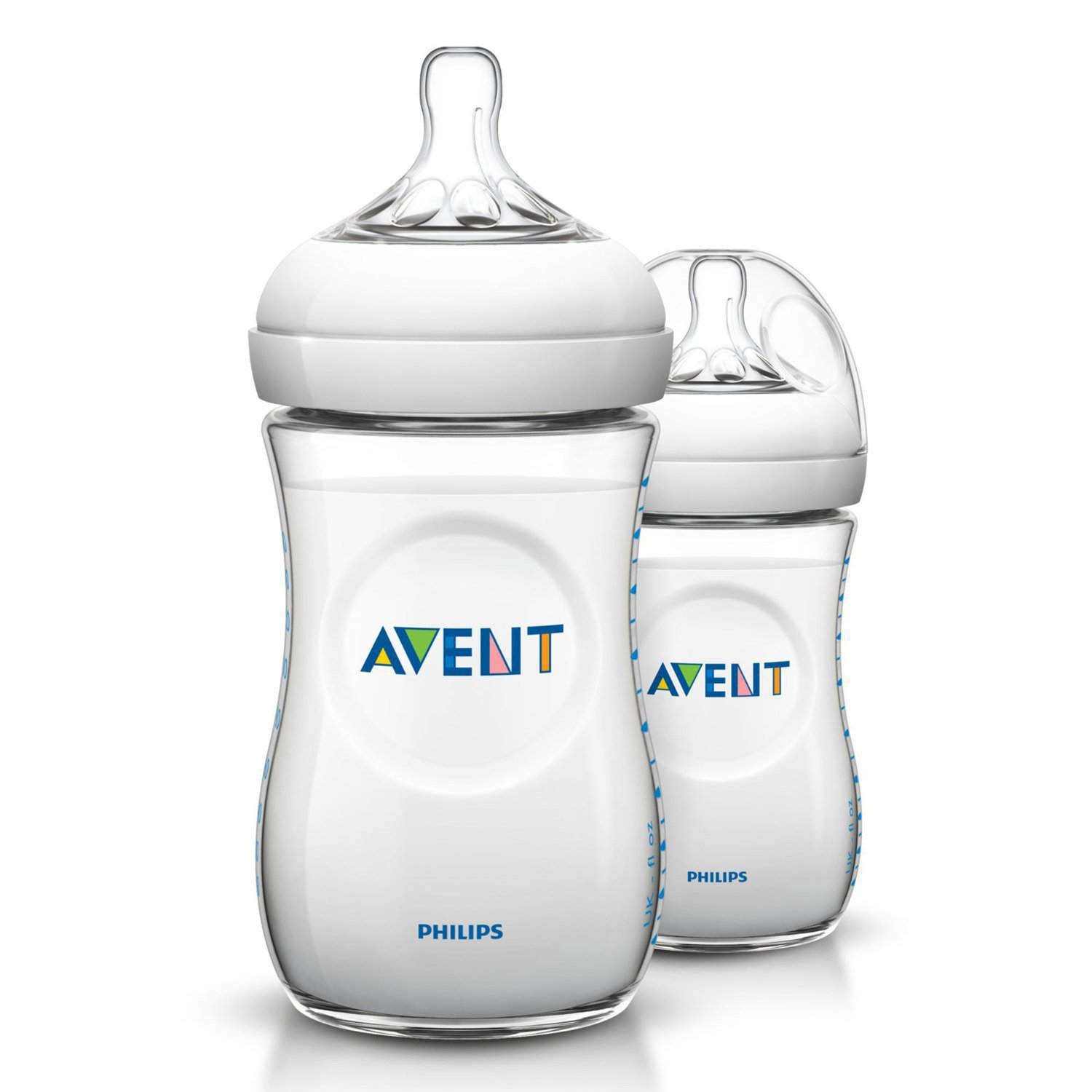 Philips Avent 260ml Natural Feeding Bottle for Newborn (Transparent, Pack of 1)