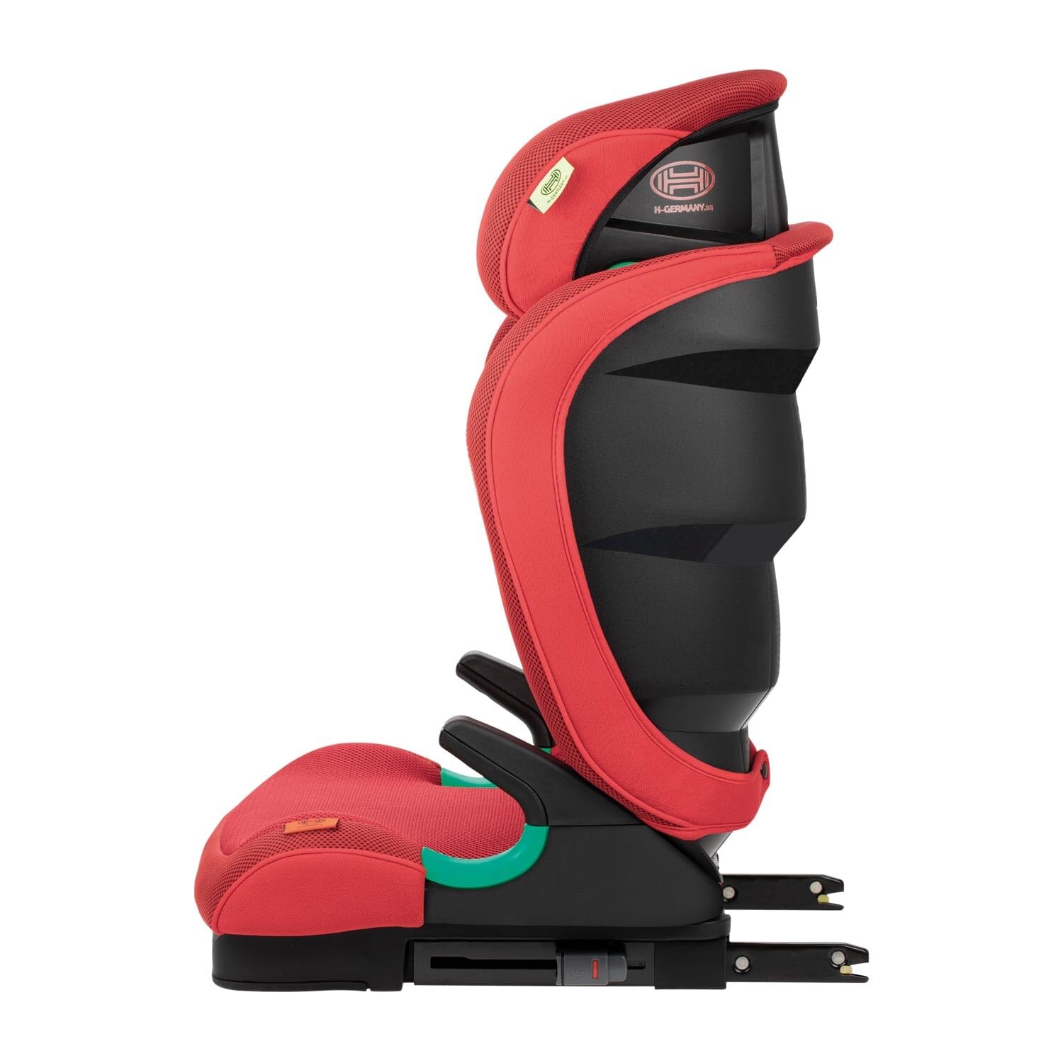 HEYNER® KIDS Fotelik dziecięcy Isofix-I-Size 15-36kg Fotelik samochodowy 95-150 cm, 4-12 lat Grupa II/III Fotelik samochodowy Pokrowiec dla dzieci uniwersalny