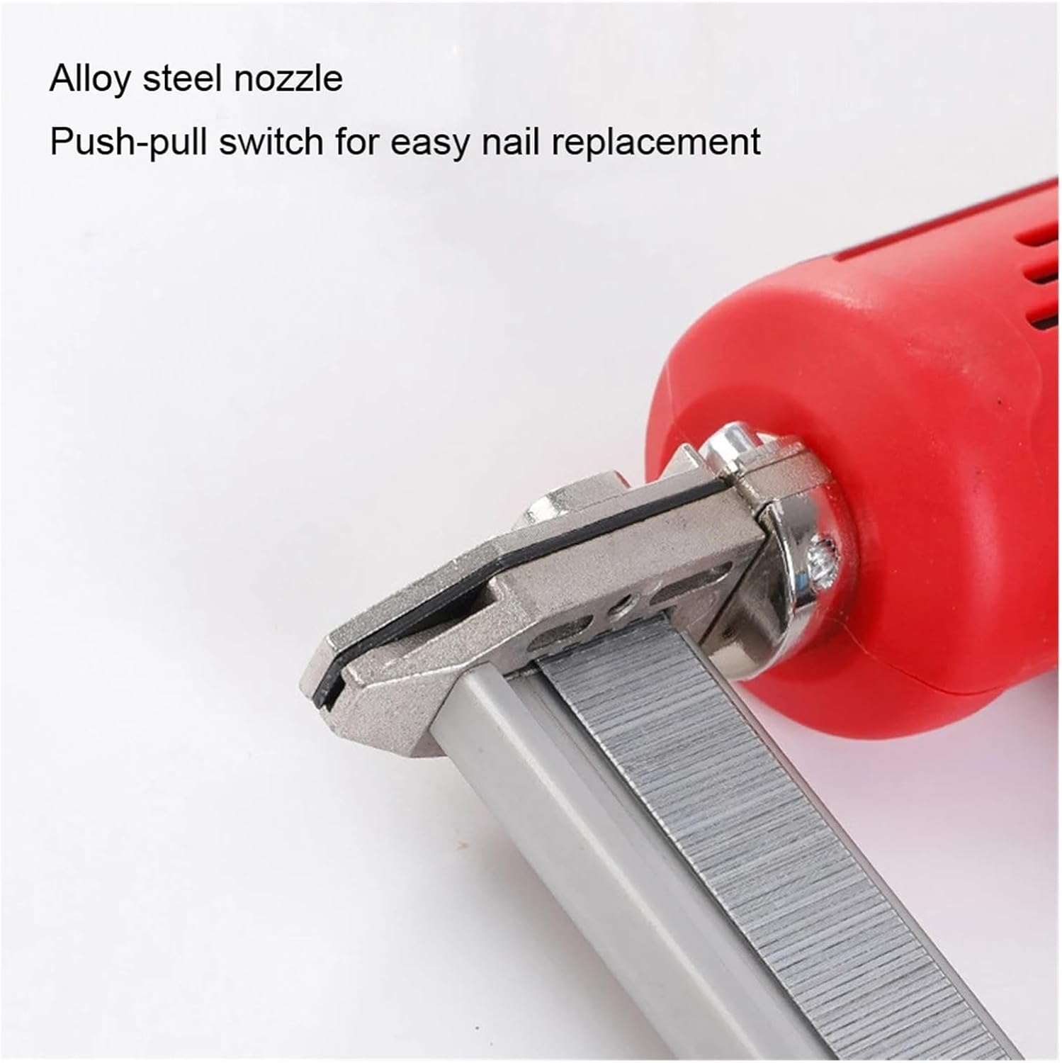 Pneumatic Power Nailer Decorative Tool 2600W F30 Electric Nail Gun and Stapler Furniture Nail Gun Carpentry Construction Power Tools(F30)
