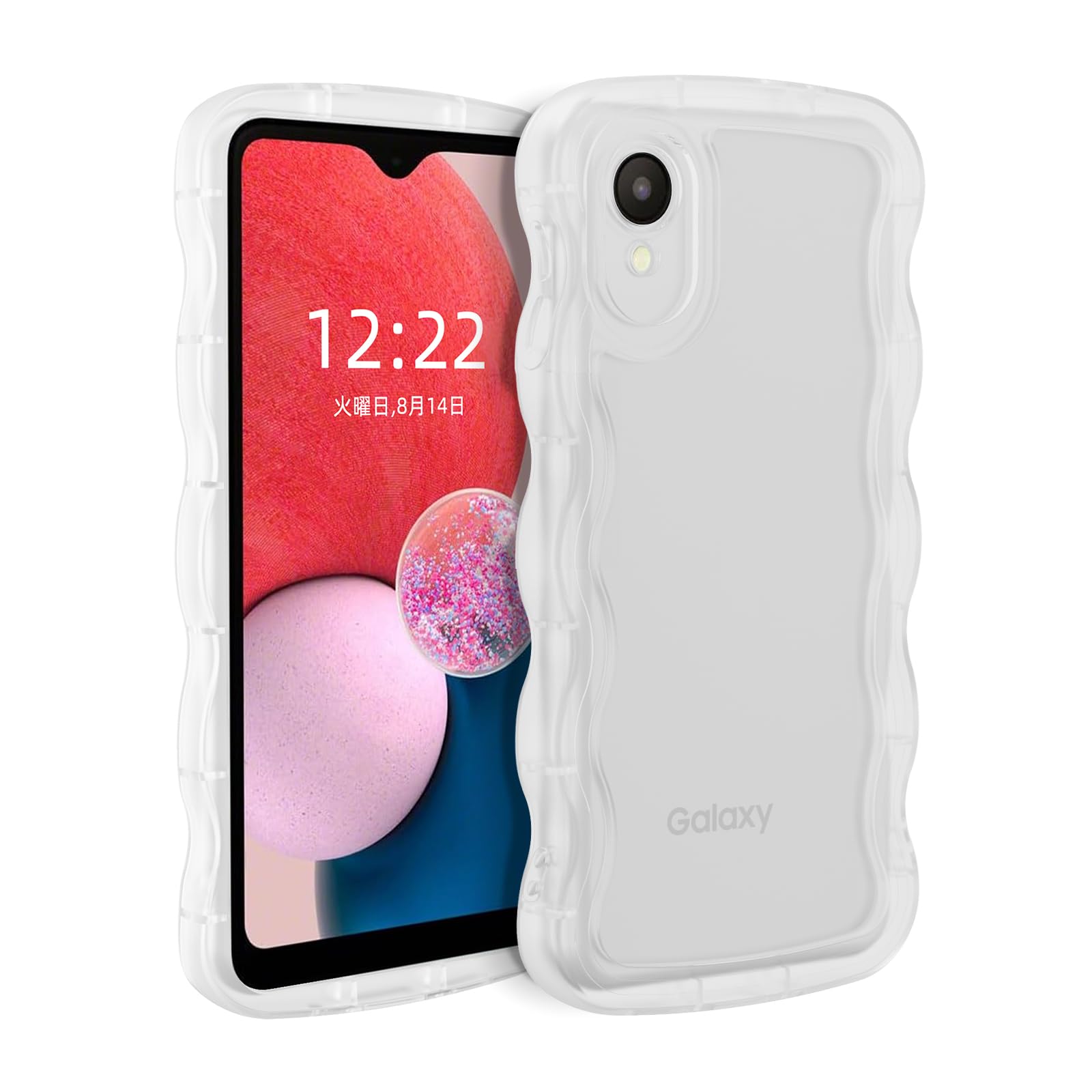 Amazon.co.jp: Casesmo Galaxy A22 5G 用 ケースクリア 韓国 SC-56B 用