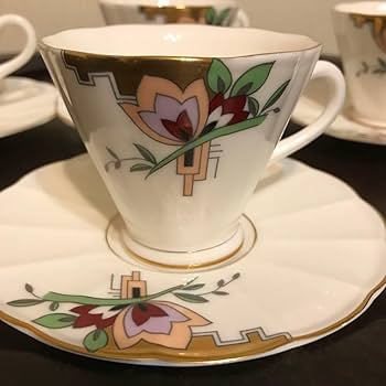 Amazon | たち吉 リッチフィールド カップ＆ソーサー 5客セット レトロ